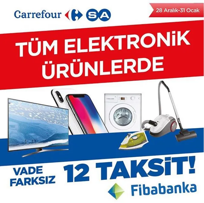 CarrefourSA'da Yeni yıla Fibabanka ayrıcalığıyla girin.