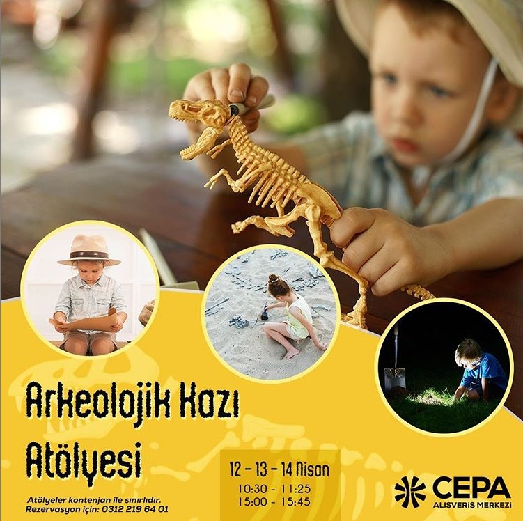 Cepa AVM Arkeolojik Kazı Atölyesi! Cepa AVM Arkeolojik Kazı Atölyesi!