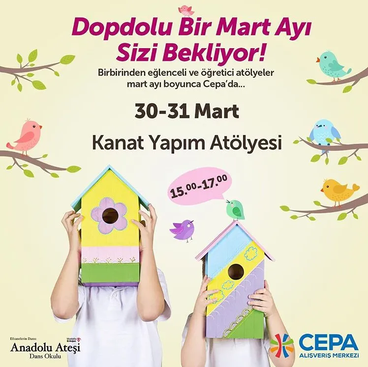 Cepa AVM Kanat Yapı Atölyesi!