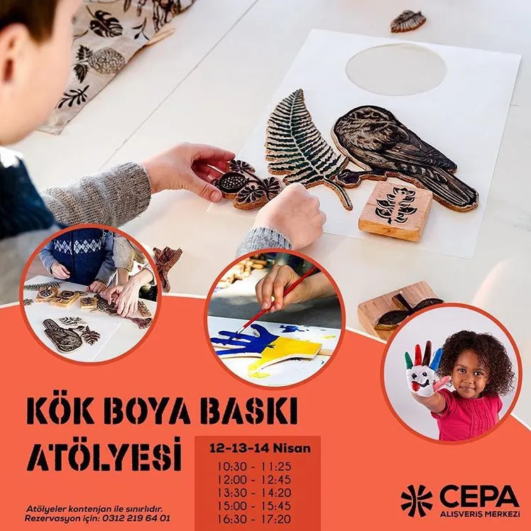 Cepa AVM Kök Boya Baskı Atölyesi!