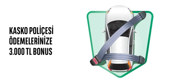 Cepteteb ile ARACINIZI GÜVENCE ALTINA ALIRKEN 3.000 TL’YE VARAN BONUS KAZANIN!