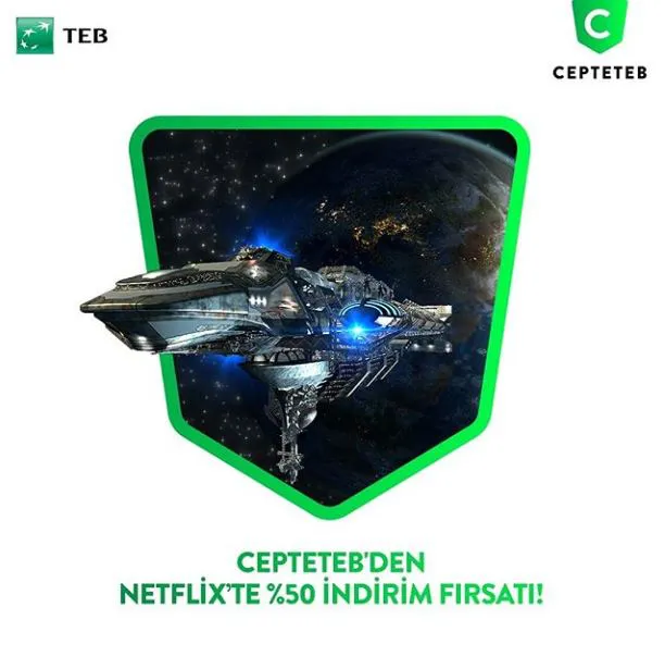 Cepteteb'den Netflix'te %50 İndirim Fırsatı! Cepteteb'den Netflix'te %50 İndirim Fırsatı!