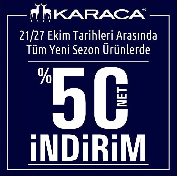 Çift Geyik Karaca'da Net %50 İndirim Fırsatı!