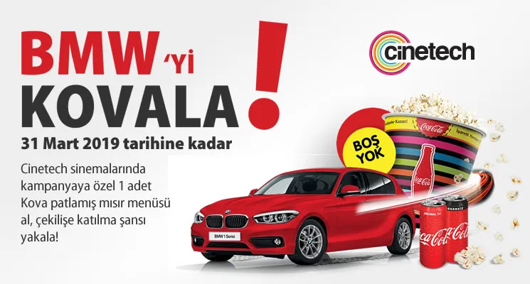 Cinetech Sinemalarında BMW'yi Yakalama Şansı! Cinetech Sinemalarında BMW'yi Yakalama Şansı!