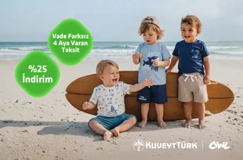 Civil'de %25 İndirim: Kuveyt Türk Kredi Kartı ile Alışveriş!