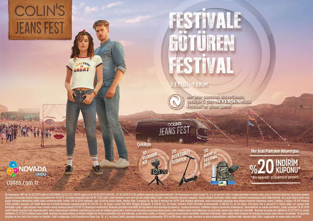 Colin's Jeans Fest Festivale Götüren Festival!