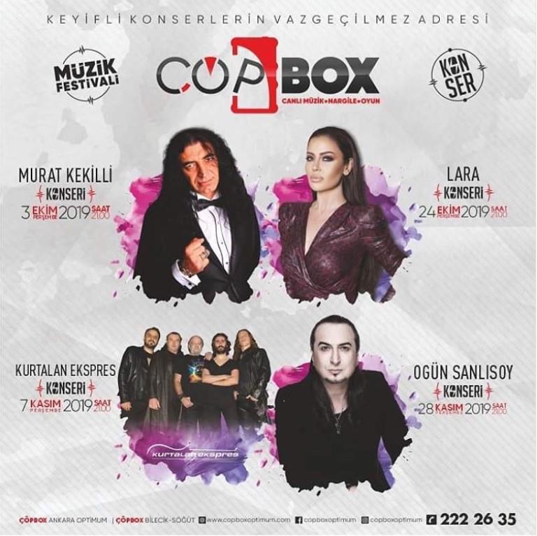 Ankara Çöp Box Optimum Müzik Festivali! Ankara Çöp Box Optimum Müzik Festivali!
