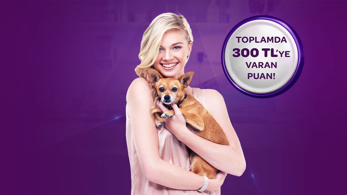 Crystal Petshop ve Veteriner Kampanyası - 300 TL Puan!