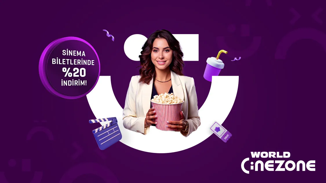 Crystal World Cinezone Sinema Biletlerinde %20 İndirim