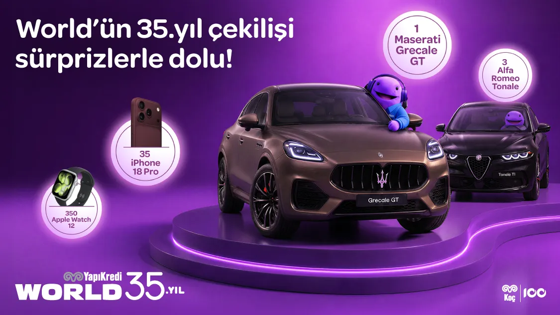 Crystal World 35. Yıl Çekilişi: Maserati, iPhone ve Daha Fazlası!