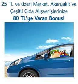 Deniz Bonus ile Market & Akaryakıt Alışverişine 80TL'ye varan Bonus! Deniz Bonus ile Market & Akaryakıt Alışverişine 80TL'ye varan Bonus!