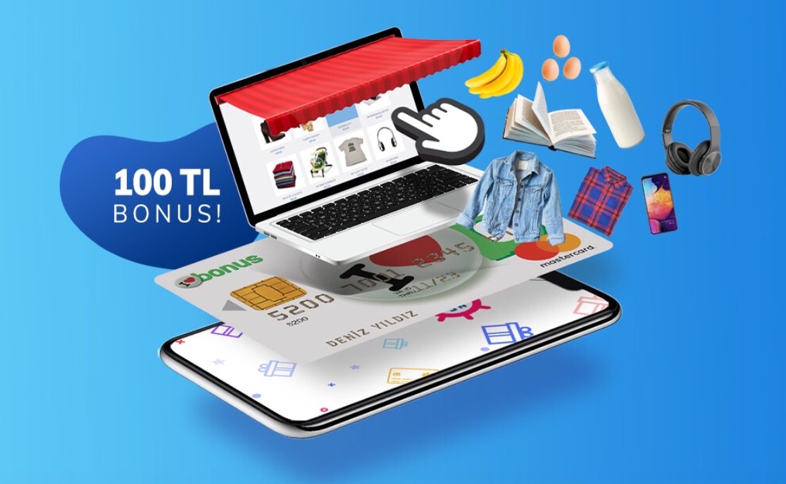 Mayıs ayında internet alışverişlerinize 100 TL bonus desteği Deniz'den! Mayıs ayında internet alışverişlerinize 100 TL bonus desteği Deniz'den!