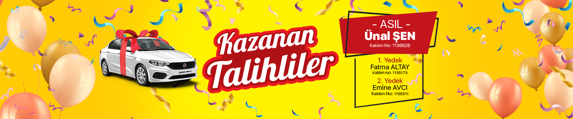 DGN Çanta Fiat Egea Çekiliş Sonucu Açıklandı!