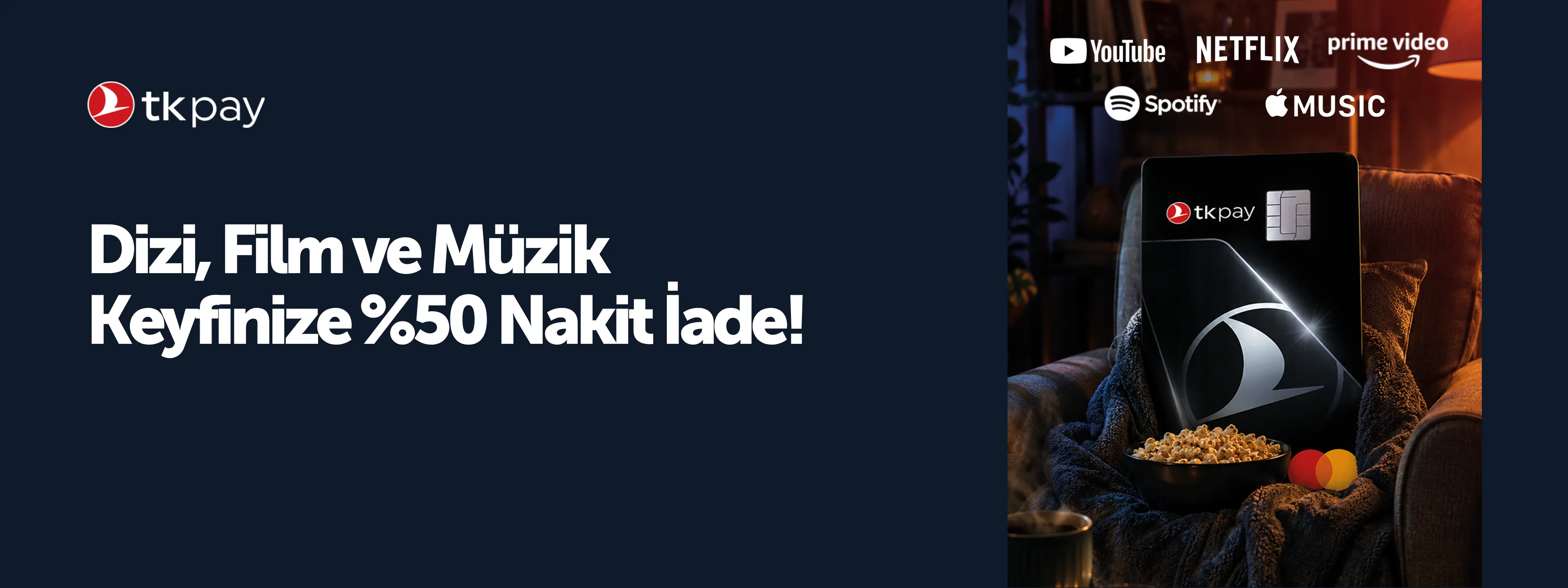 Dijital Platformlarda %50 Nakit İade Kampanyası
