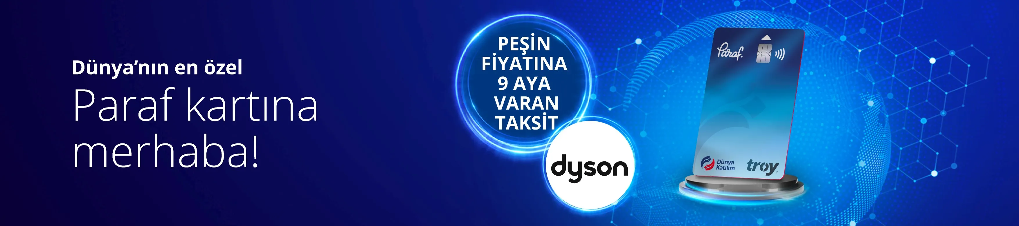 Dyson'da Paraf ile 9 Taksit Fırsatı | Dünya Katılım