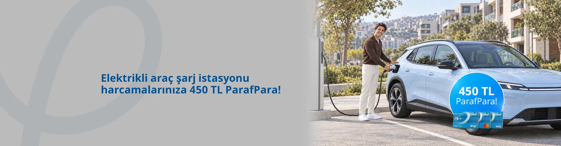 Elektrikli Araç Şarjında ParafPara ile Tasarruf!