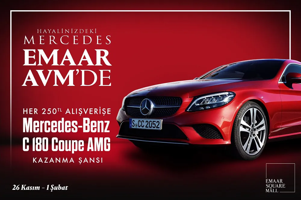 Hayalinizdeki Mercedes Emaar AVM’de Çekiliş Kampanyası! Hayalinizdeki Mercedes Emaar AVM’de Çekiliş Kampanyası!