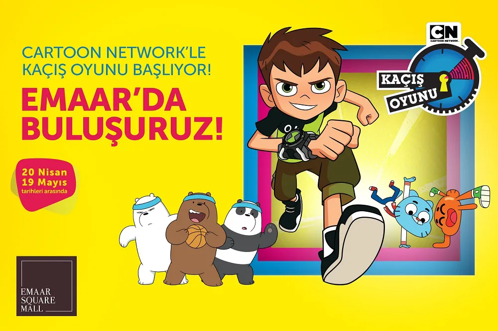 Emaar’da Cartoon Network’le macera dolu bir Kaçış Oyunu’na var mısın? Emaar’da Cartoon Network’le macera dolu bir Kaçış Oyunu’na var mısın?