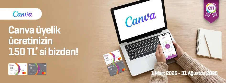 Canva Üyelik Ücretiniz Enpara ile Yarı Yarıya!  %50 İade Fırsatı