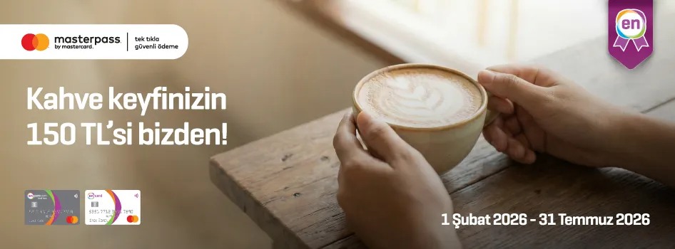 Enpara ile Kahve keyfinizin 150 TL’si bizden!