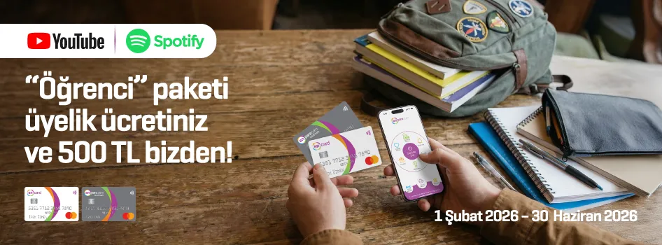Enpara ile “Öğrenci” paketi üyelik ücretiniz + 500 TL bizden!