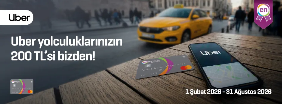 Enpara ile Uber Yolculuklarına %20 İade: 200 TL’ye Kadar Cebinizde Kalır!