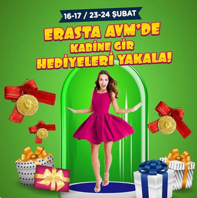 Erasta Antalya Avm’de birbirinden güzel hediyeler!