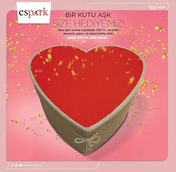 Sevgililer Günü hediyeniz Espark'tan! Sevgililer Günü hediyeniz Espark'tan!