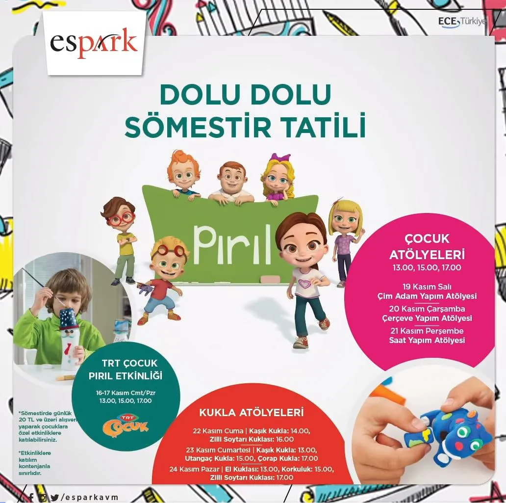 Sömestir Espark’ta dopdolu geçiyor!