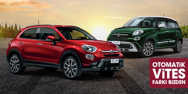 500X ve 500L modellerinde otomatik vites farkı Fiat’tan.