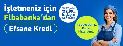 Fibabanka Efsane KOBİ Kredisi: %2,99 Faiz Oranı