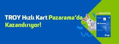 Fibabanka TROY Kart ile Pazarama'da İndirim
