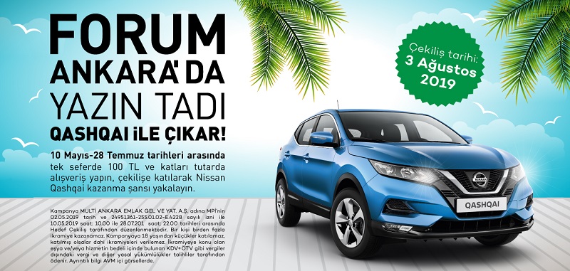Forum Ankara Nissan Qashqai Çekiliş Fırsatı!