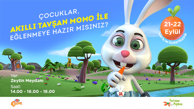 Forum Aydın Akıllı Tavşan Momo Müzikal Etkinliği! Forum Aydın Akıllı Tavşan Momo Müzikal Etkinliği!