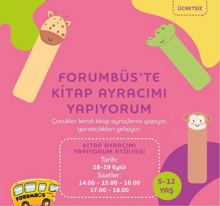 Forum Bornova Kitap Ayracımı Yapıyorum Atölyesi!