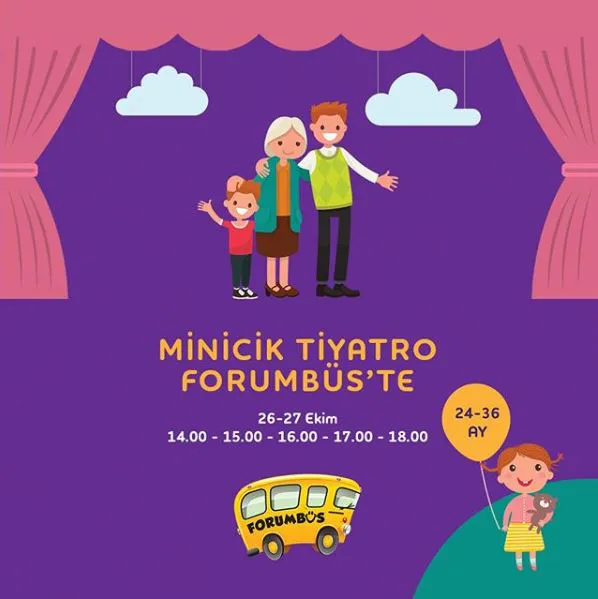 Forum Bornova Minicik Tiyatoro Etkinliği!