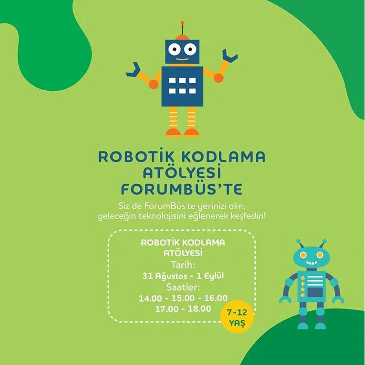 Forum Bornova Robotik Kodlama Atölyesi ForumBüs'te!