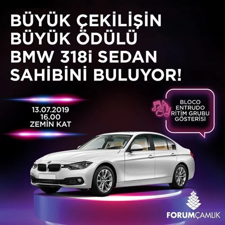 Forum Çamlık BMW 318i Çekilişi Gerçekleşiyor!