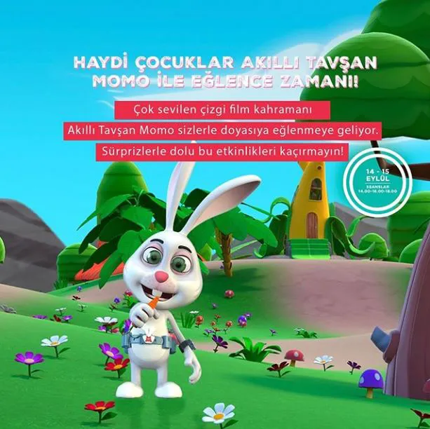 Akıllı Tavşan Momo Forum Çamlık'ta!