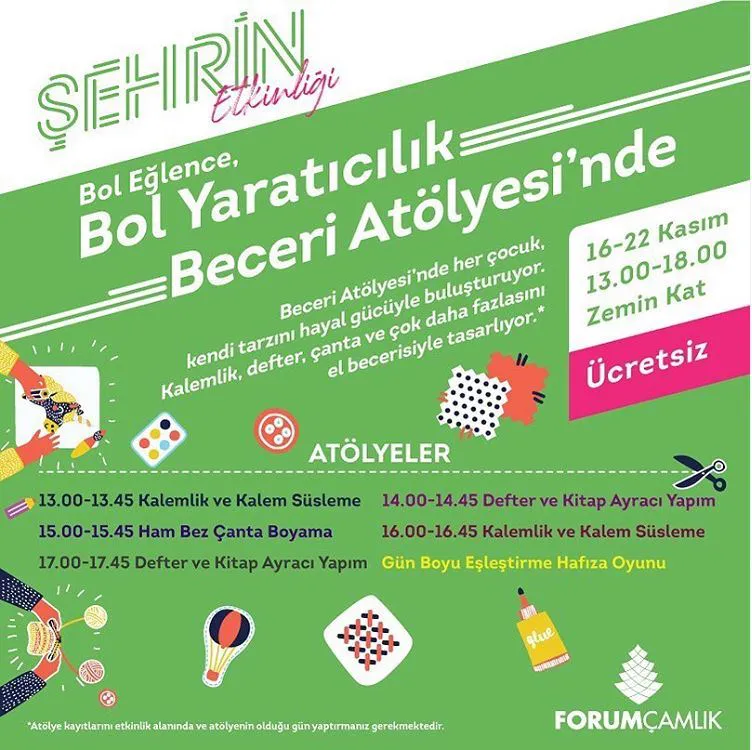 Sömestr tatili en güzel Forum Çamlık'ta yaşanır! 