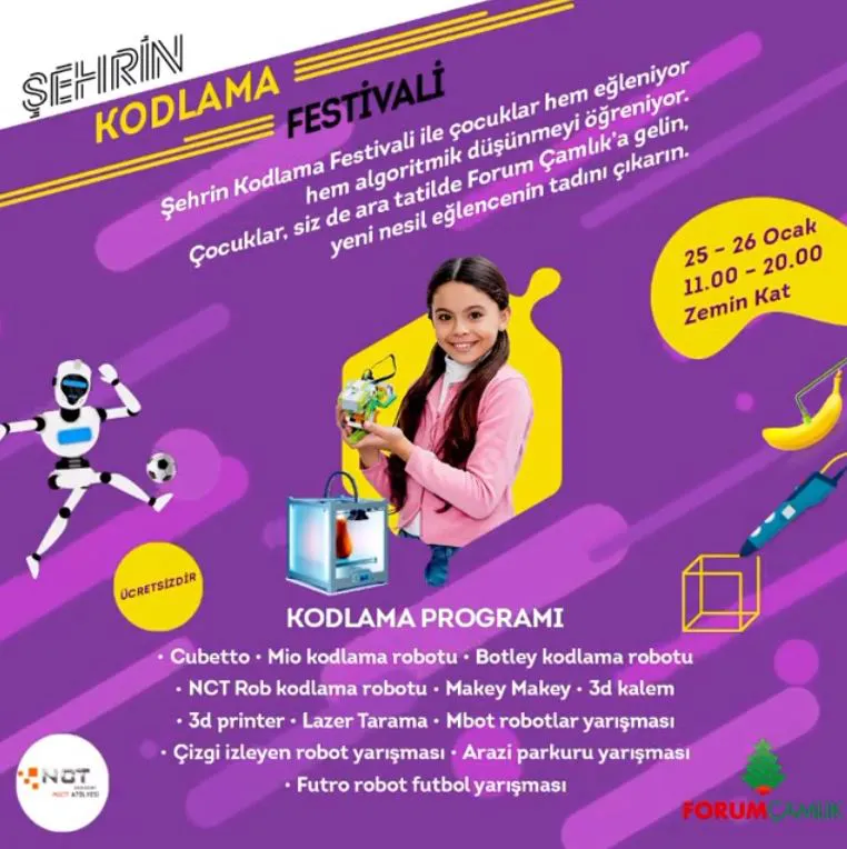 Kodlama Festivali Forum Çamlık'ta! 