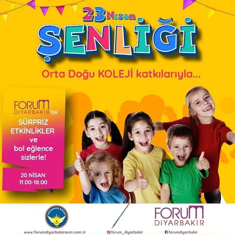 Forum Diyarbakır 23 Nisan Şenliği! Forum Diyarbakır 23 Nisan Şenliği!