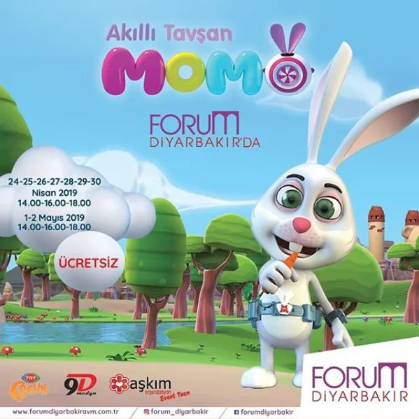Akıllı Tavşan Momo Forum Diyarbakır'da!