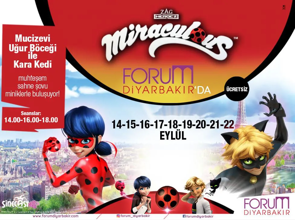 Forum Diyarbakır Mucizevi Uğur Böceği ile Kara Kedi Müzikal Etkinliği! Forum Diyarbakır Mucizevi Uğur Böceği ile Kara Kedi Müzikal Etkinliği!