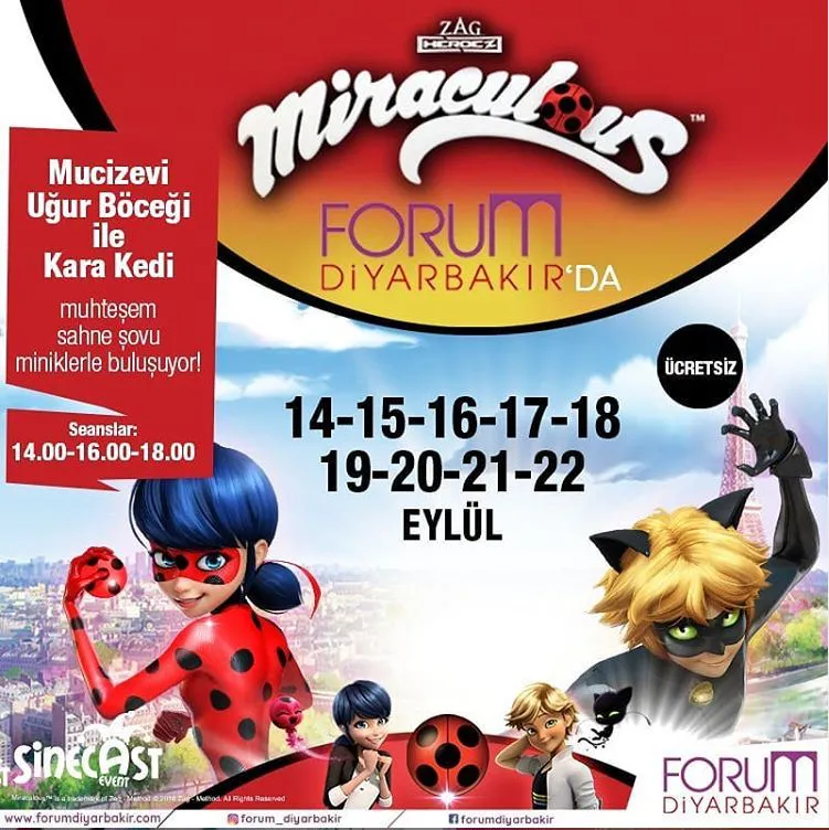 Forum Diyarbakır Mucize Uğur Böceği ile Kara Kedi Müzikal Etkinliği!