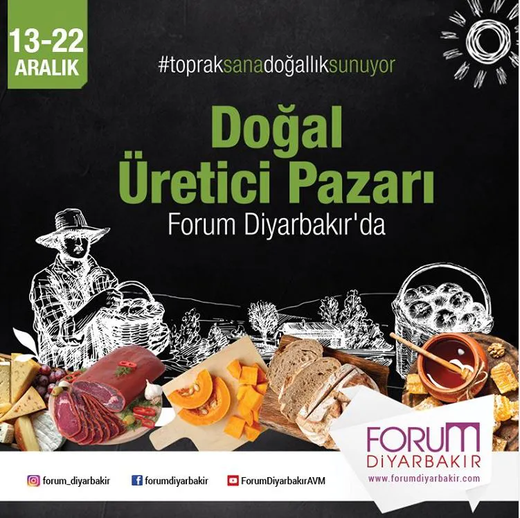 Forum Diyarbakır Doğal Üretici Pazarı!