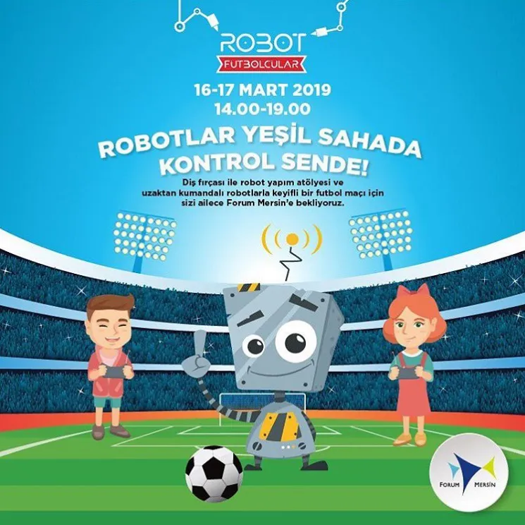 Robotlar Yeşil Sahada Kontrol Sende!
