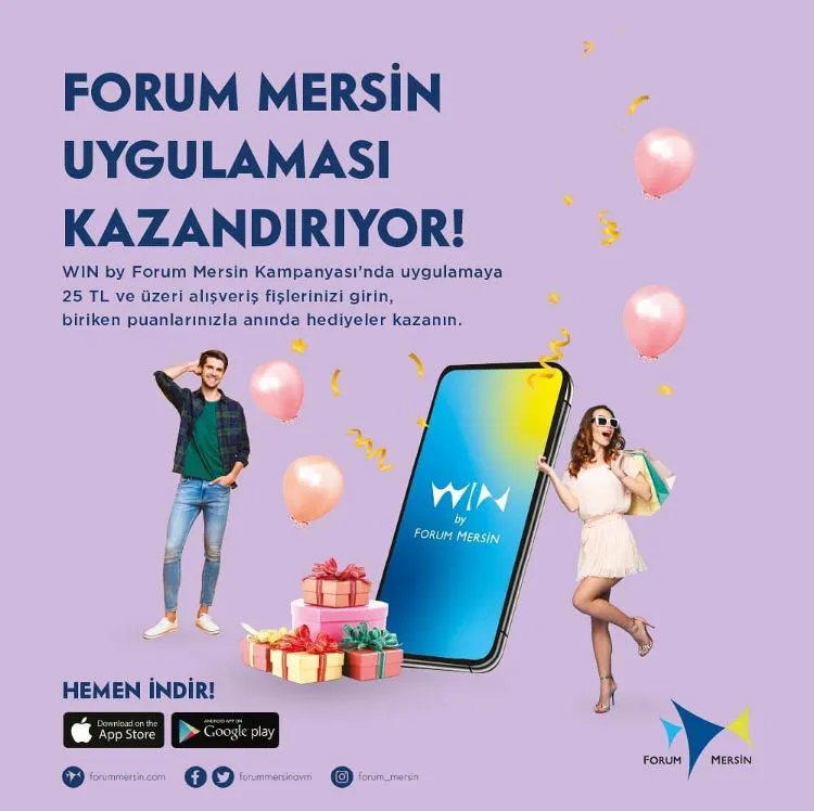 Forum Mersin’in avantajlarla dolu mobil uygulaması kazandırıyor!