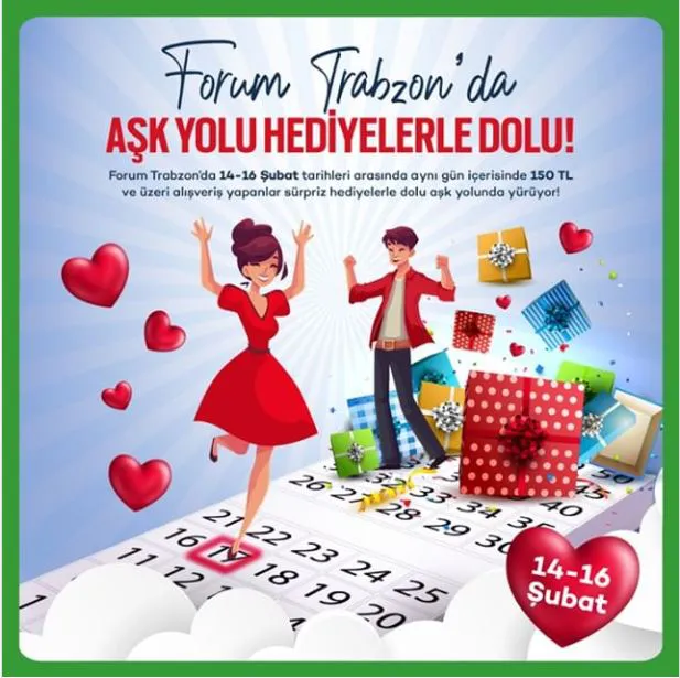 Forum Trabzon’da Aşk Yolu hediyelerle dolu! 