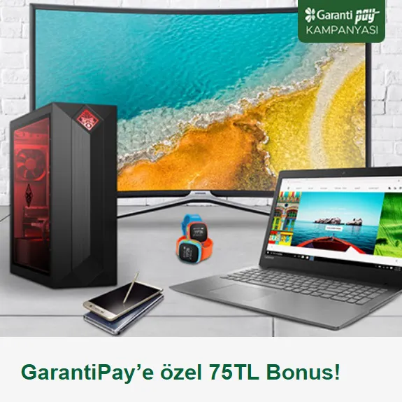 incehesap.com’da GarantiPay’e özel 75TL Bonus!